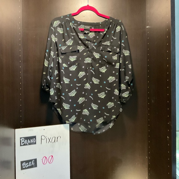 Toy Story Pixar Black Women's Top - Picture 1 of 3